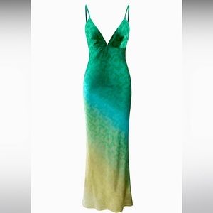 Floor Length Ombré Dress